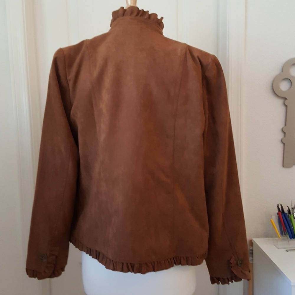 Suede fabric jacket - Picture 6 of 7
